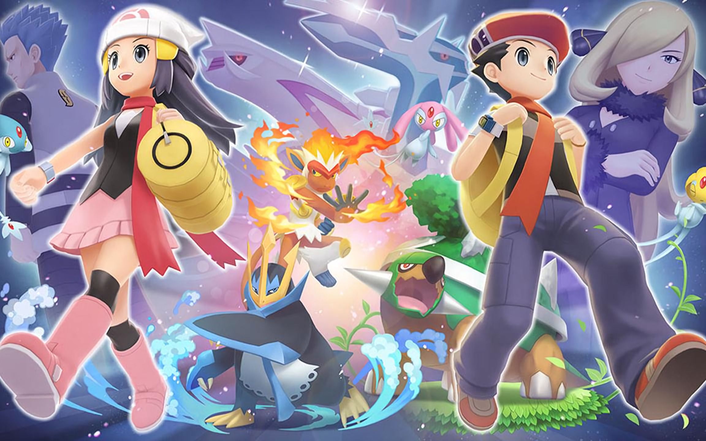 ns新游《宝可梦 晶灿钻石》中文试玩,这画面对不起玩家啊!