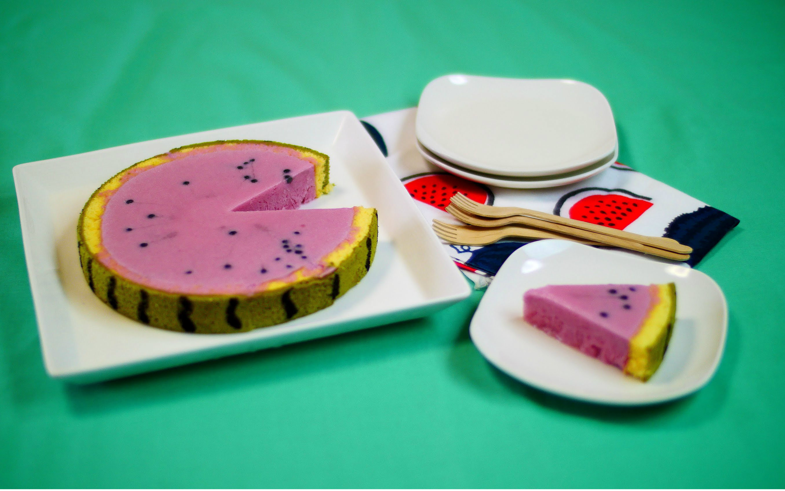 西瓜冰淇淋蛋糕quq