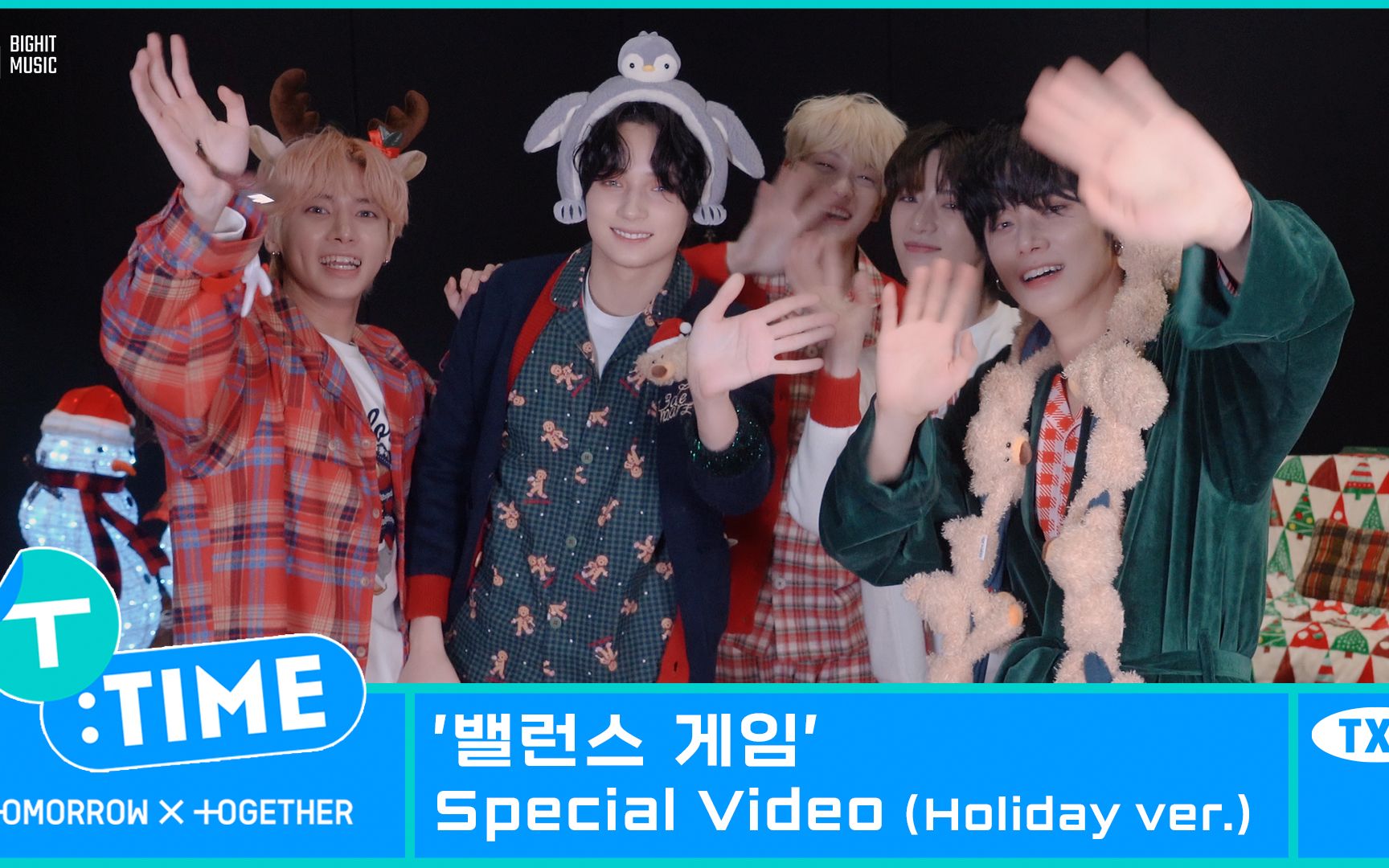 [图][T:TIME] 'What if I had been that PUMA' Special Video (Holiday ver.) - TXT