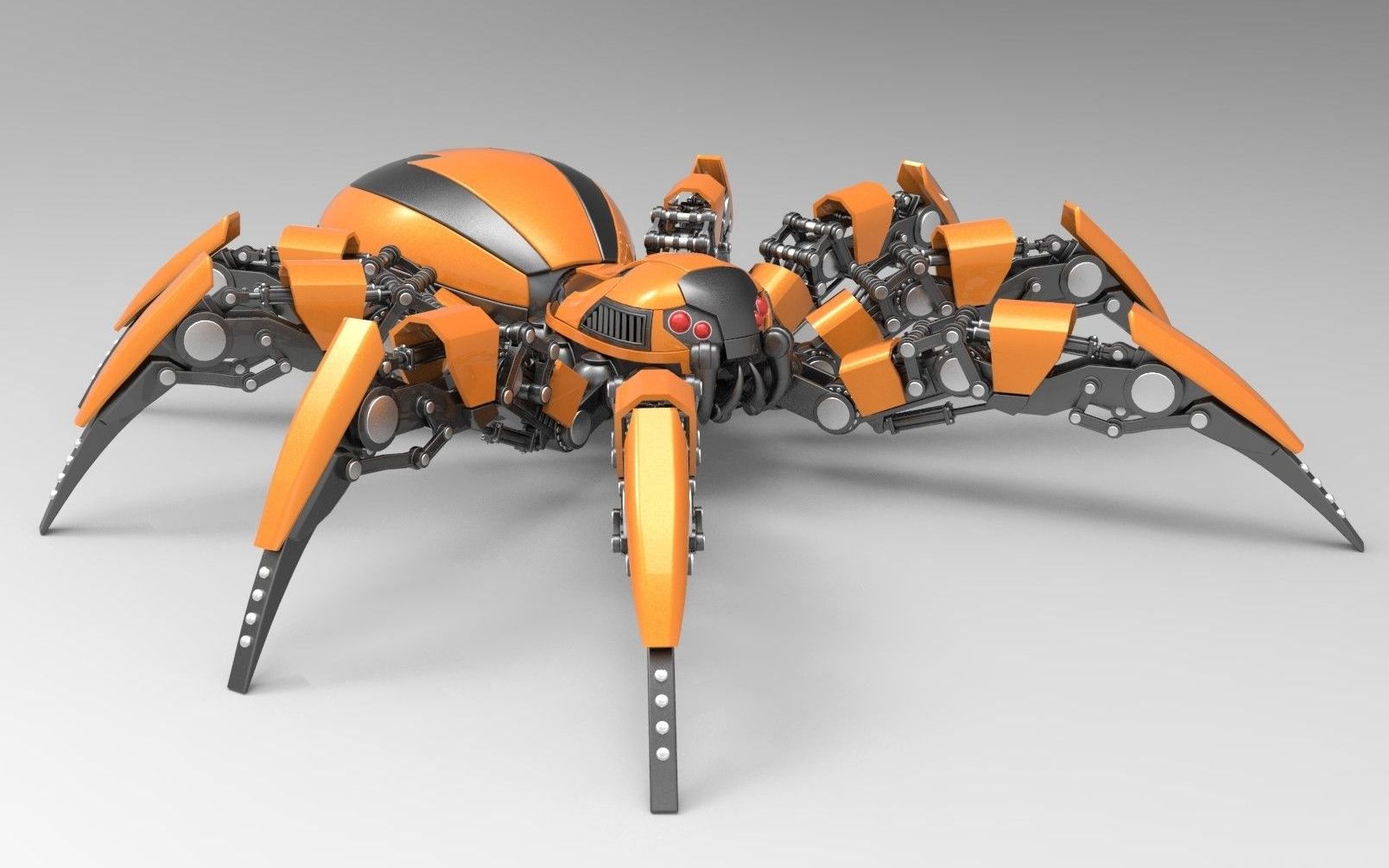 【教程-转载】c4d-机械蜘蛛建模与绑定教程_哔哩哔哩 (゜-゜)つロ