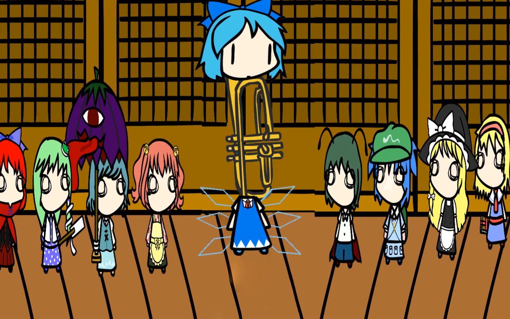 【东方walfas中文内嵌】怪才乐队_哔哩哔哩_bilibili