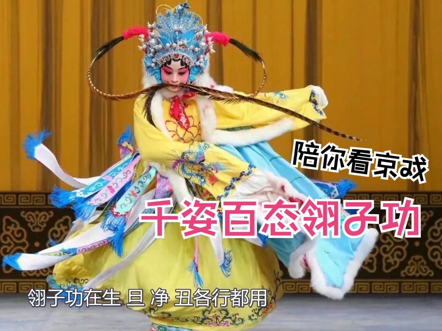 【陪你看京戏】戏曲演员如何用多种技巧将“翎子功”完美展现哔哩哔哩bilibili