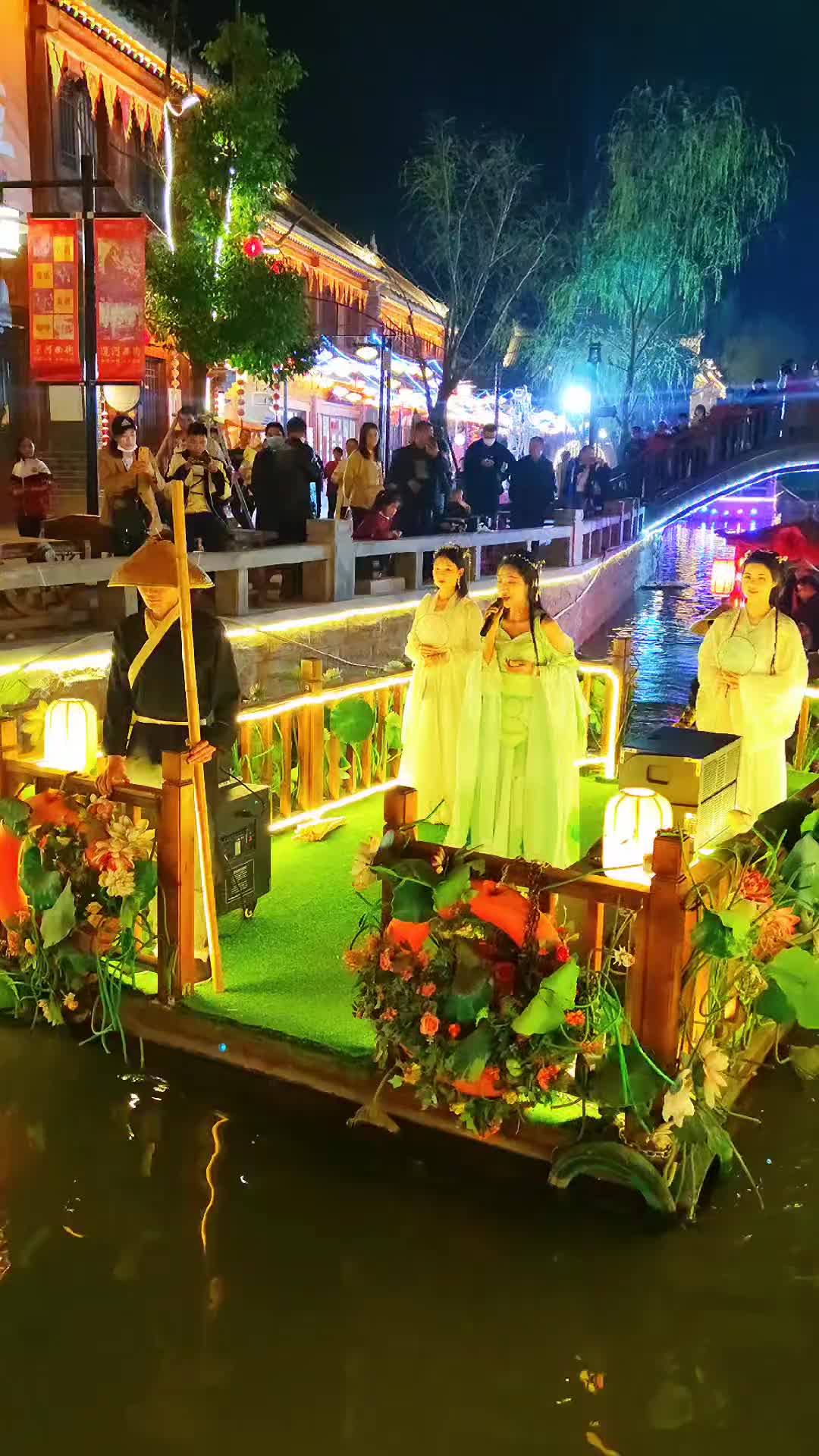 皇家驿站景区汉服之美在华夏国风古韵穿越古风旅行推荐官演出现场