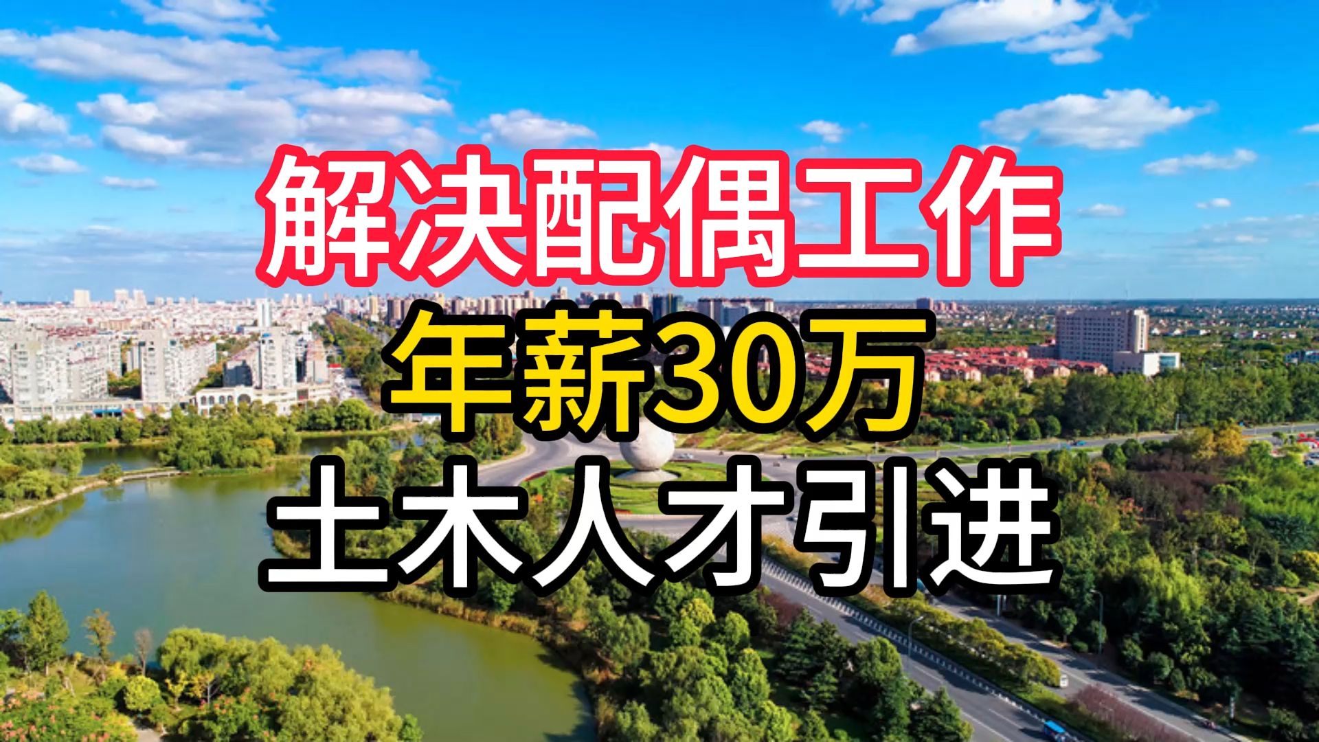 年薪30万,解决配偶工作!厉害了射阳县哔哩哔哩bilibili