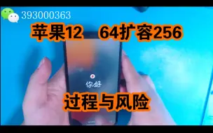 Descargar video: 苹果12扩容256 过程与风险