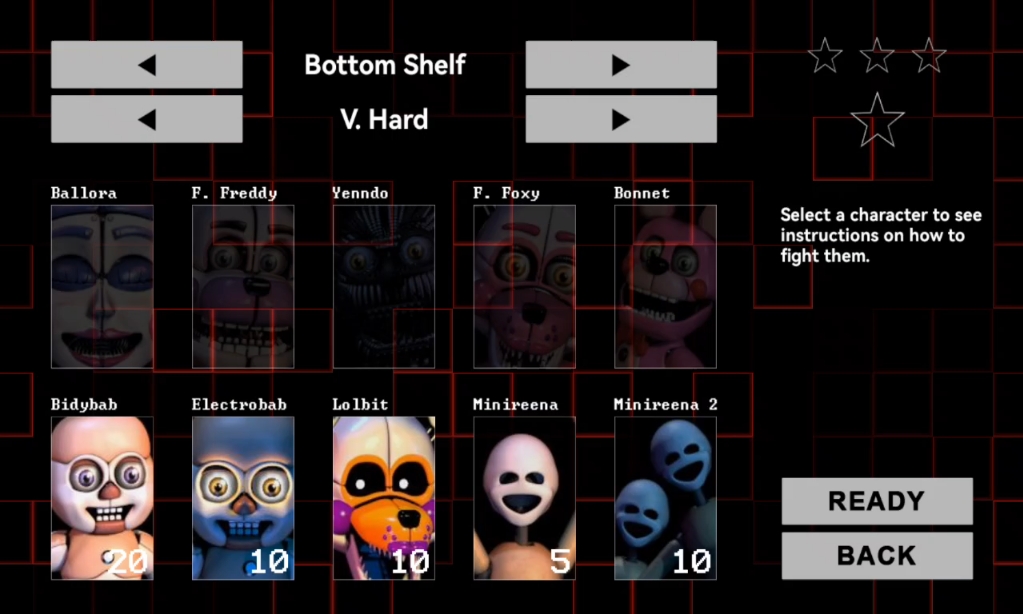 【fnaf】玩具熊的五夜后宫:姐妹地点 初尝试 自定义夜晚 全程无高能