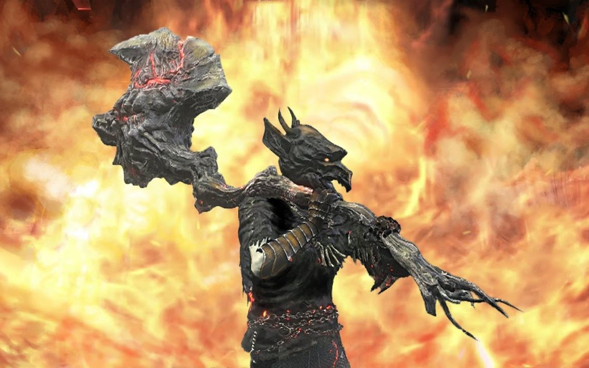 【黑暗之魂3】pvp-恶魔大斧