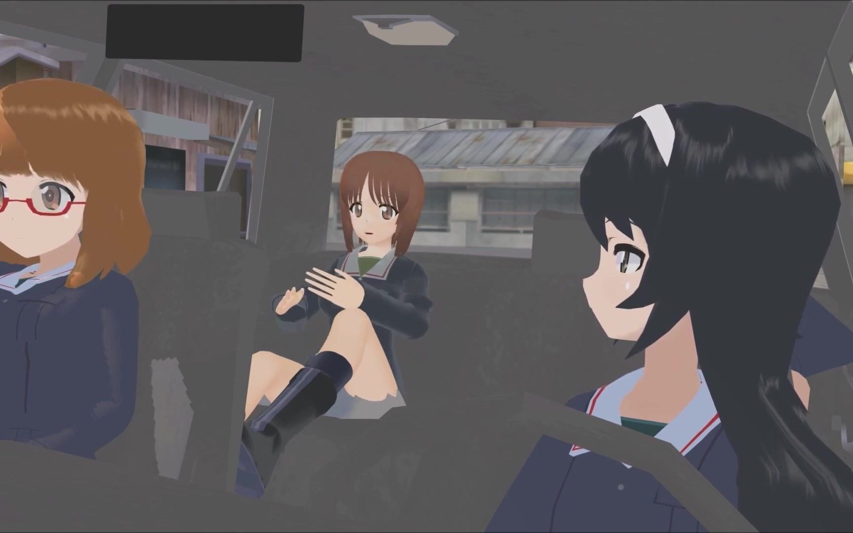【少女与战车&mmd】用少战还原gtasa名场面(一)