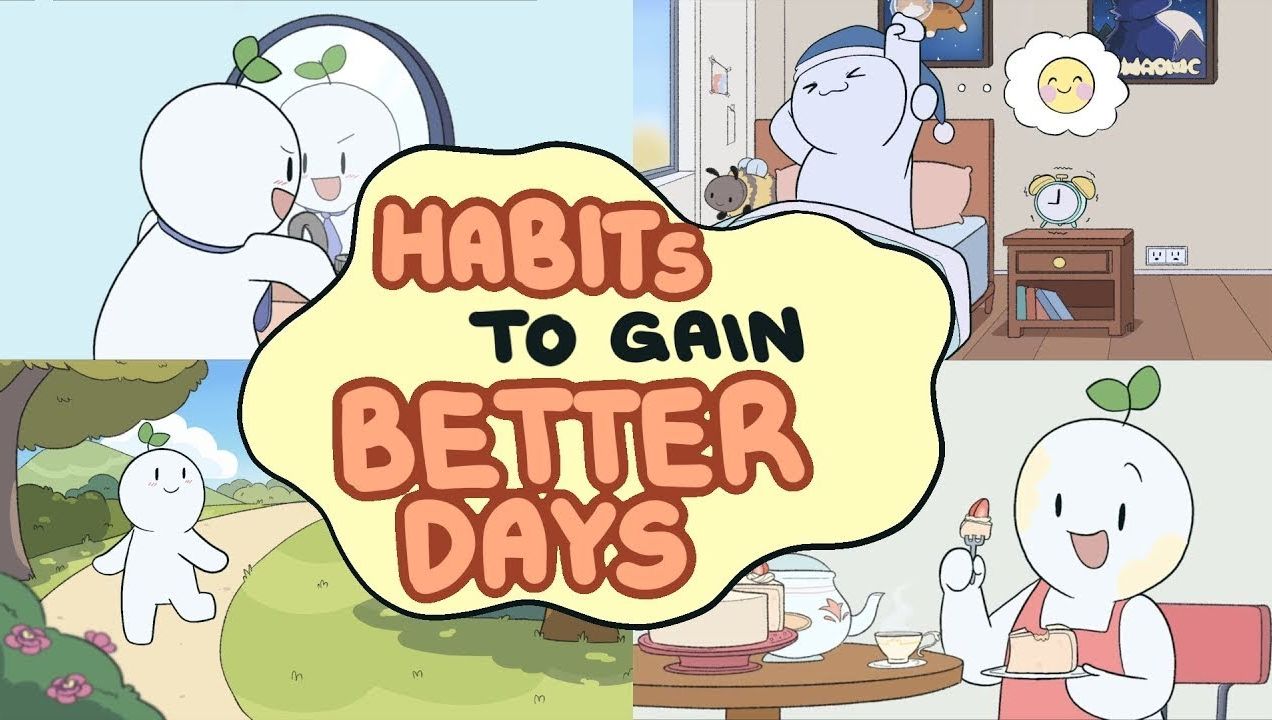 【推荐所有人看的——软萌英文动画】 9 little habits to have a
