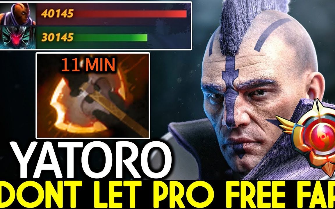 【dota2】yatoro & 敌法师 极其舒适的刷钱效率 by dota2 highschool