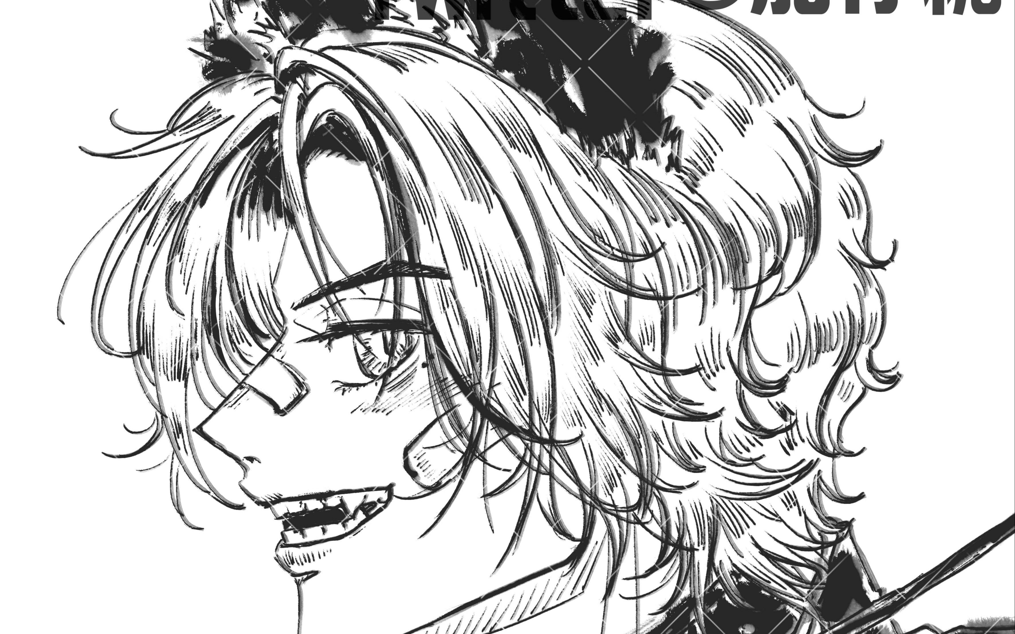 黑白草稿头过程