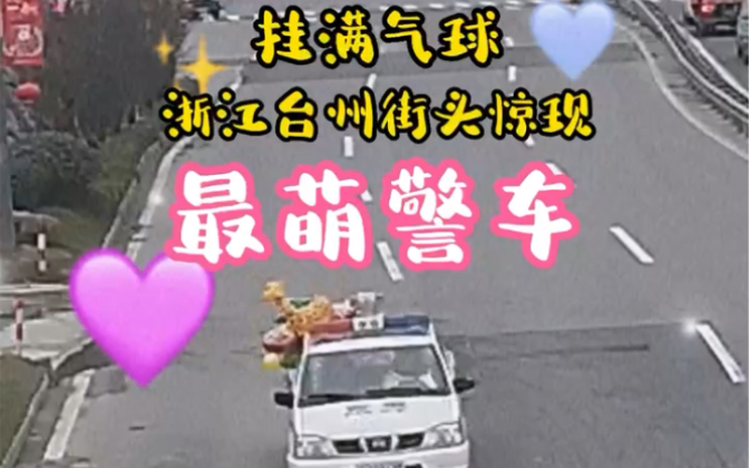 黄岩院桥最萌警车出街!背后的真相竟是这样哔哩哔哩bilibili