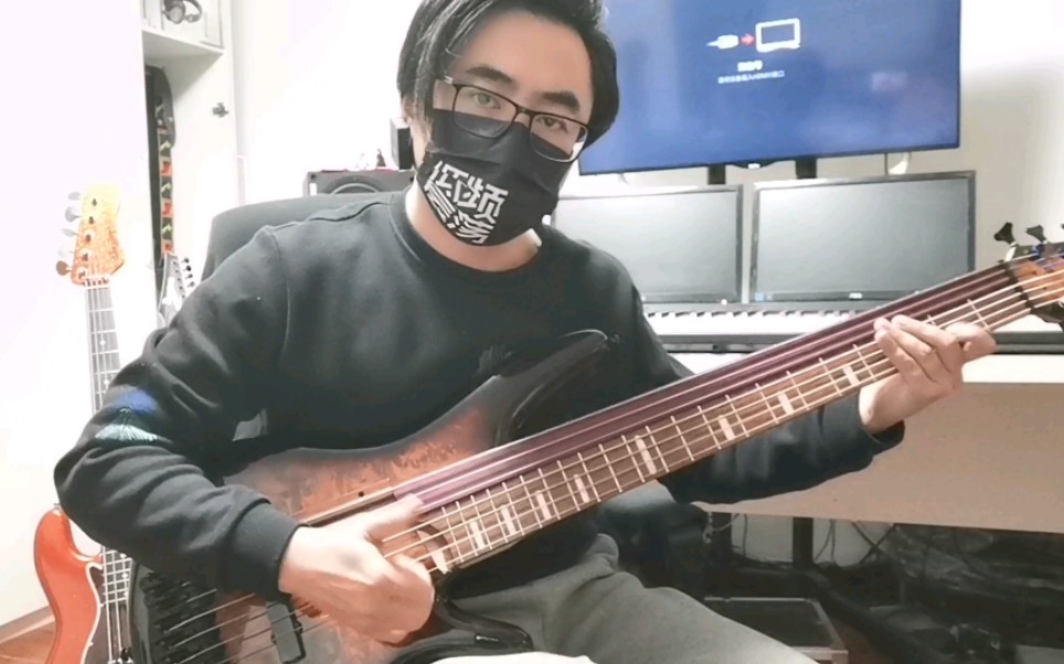 ibanez sras7 7弦无品混合贝斯哔哩哔哩bilibili