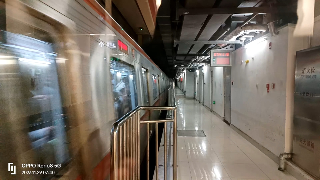 【北京地铁】地铁房山线bdk03-fs041出白盆窑站