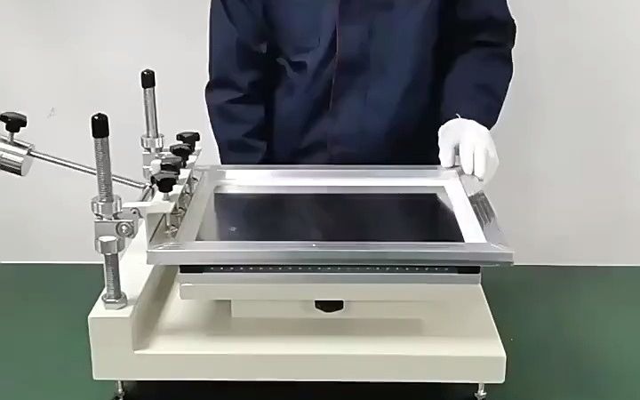 正邦高精密丝印台手动平面丝网印刷台手印台小型丝印机锡膏印刷机