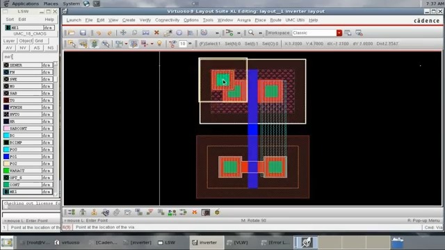 Cadence Virtuoso教程:从CMOS inverter电路图到版图设计与仿真(英语中字)哔哩哔哩bilibili