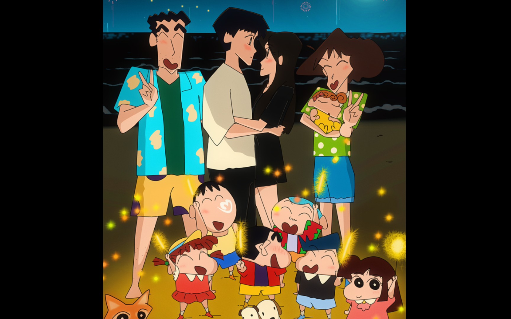 在夜晚的海边~-野原家的大侄子-野原家的大侄子-哔哩哔哩视频