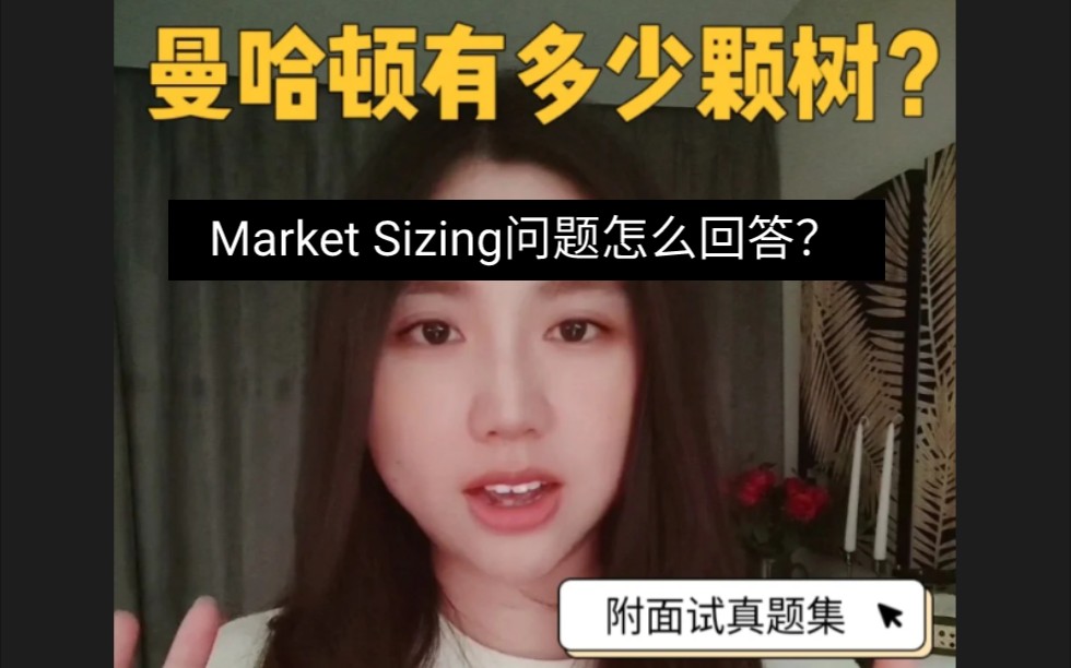 咨询面试必备  Market Sizing问题怎么破?哔哩哔哩bilibili