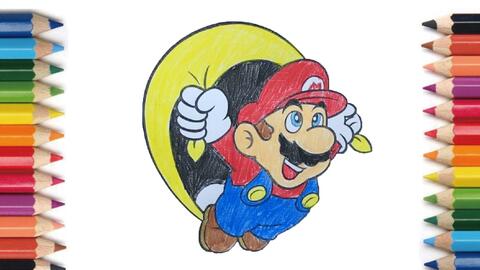 Coloring Jugemu Mario Kart 塗り絵 ジュゲム マリオカート 画画 朱盖木 马里奥赛车 Coloring 531 哔哩哔哩 Bilibili