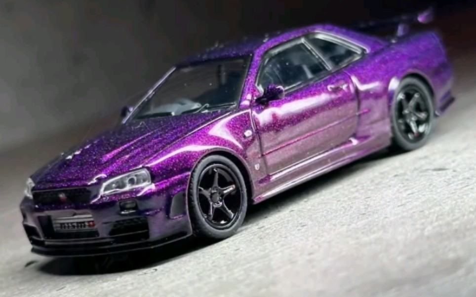 tarmac works 紫色 r34 gt-r z-tune