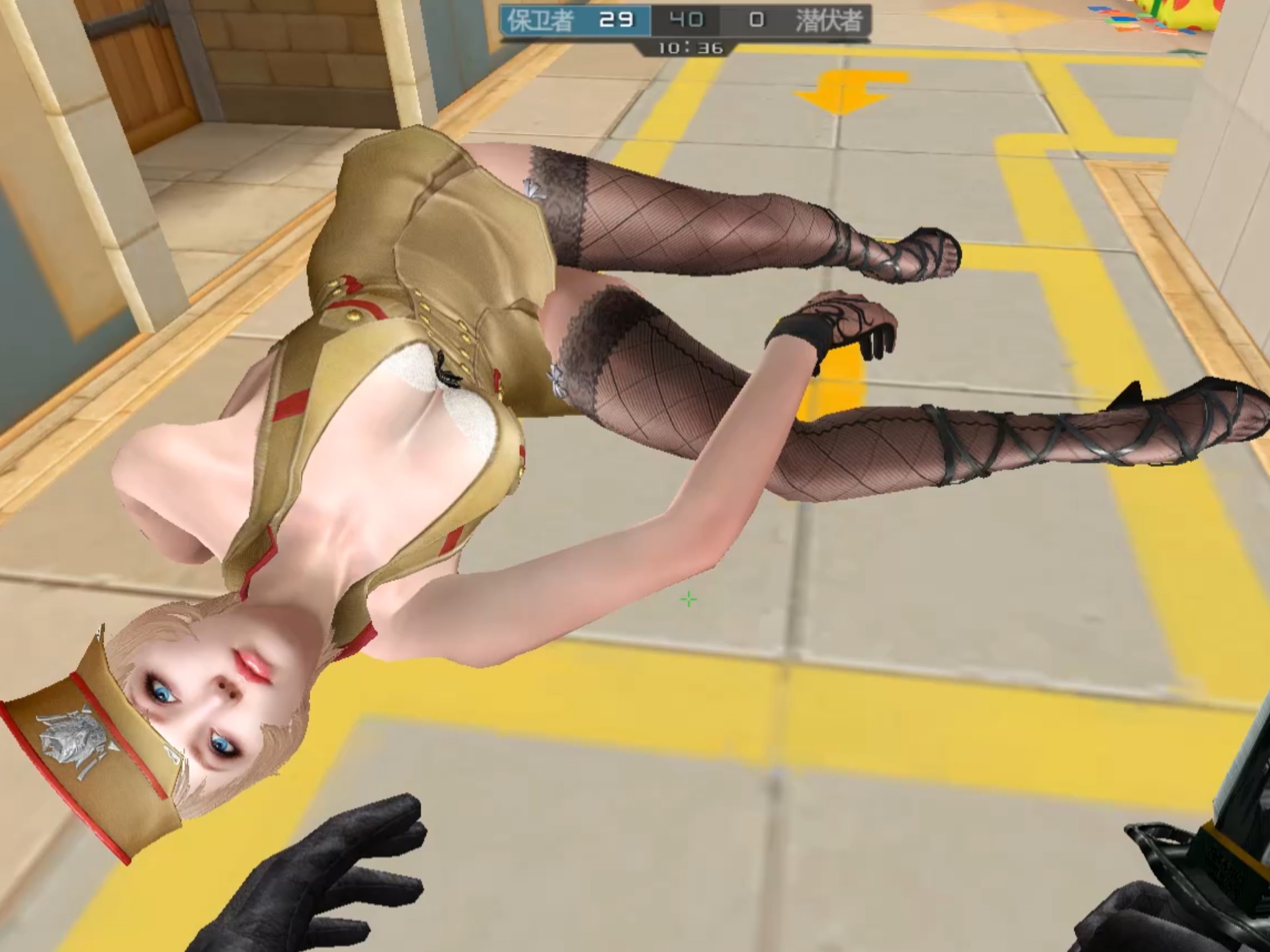 穿越火线新灵狐当移动靶子r