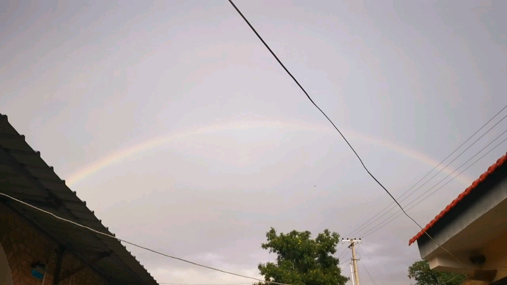 雨后彩虹,五光十色.