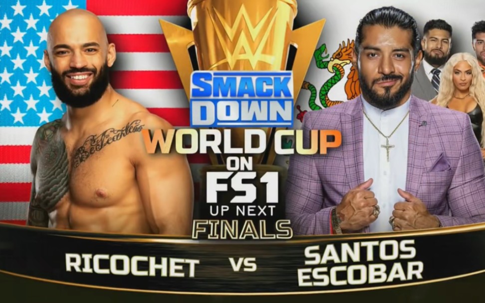 [图]【4.25★】Ricochet vs. Santos Escobar - SmackDown #1215 2022.12.02