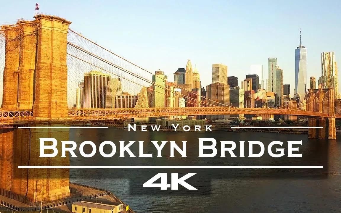 [图]【4K航拍】纽约 布鲁克林大桥 Brooklyn Bridge, NYC 🇺🇸