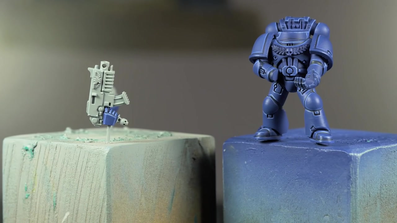 【转】生肉 战锤40k 棋子 miniac 如何涂装星际战士