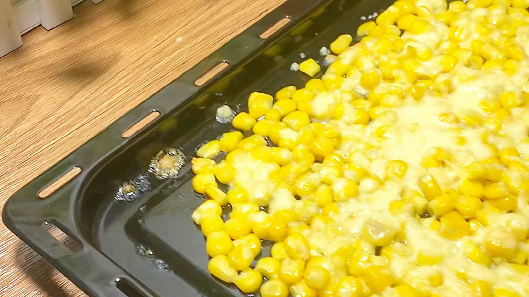 夜市的铁板芝士玉米粒,竟然在家就能做.