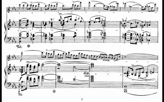 [图]理查施特劳斯小提琴奏鸣曲 Richard Strauss - 降E大调 Violin Sonata, Op. 18 总谱