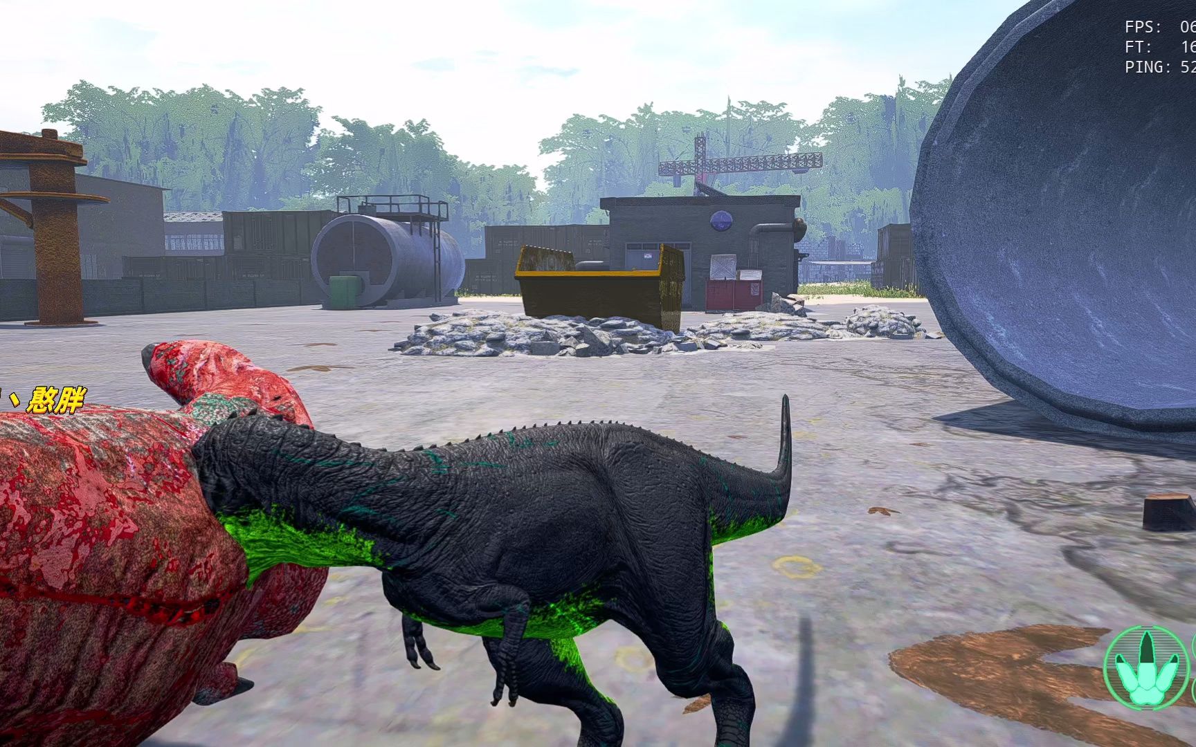 (憨胖)恐龙岛大猎杀【上】,凭实力蹭肉吃,只要能进化就是王者