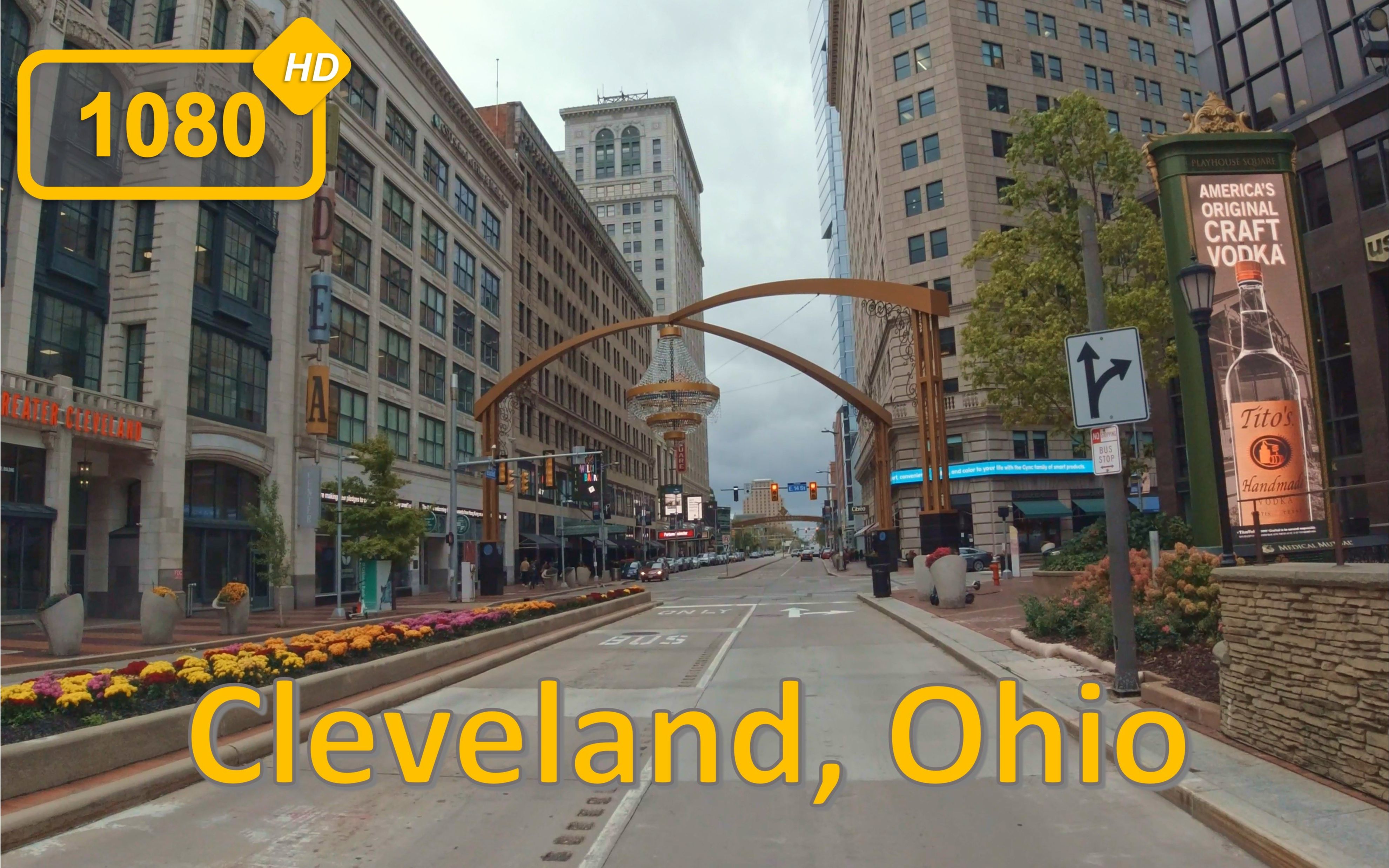 克利夫兰,俄亥俄州 Driving in Cleveland, Ohio  行车旅游Vlog哔哩哔哩bilibili