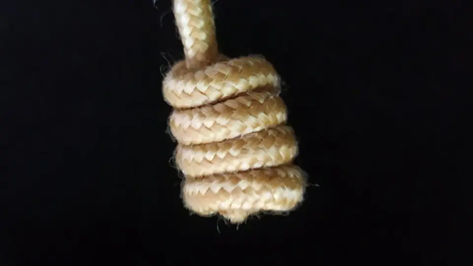 怎样在一根绳子的末尾打绳结，简单收尾绳结的打法_哔哩哔哩_bilibili