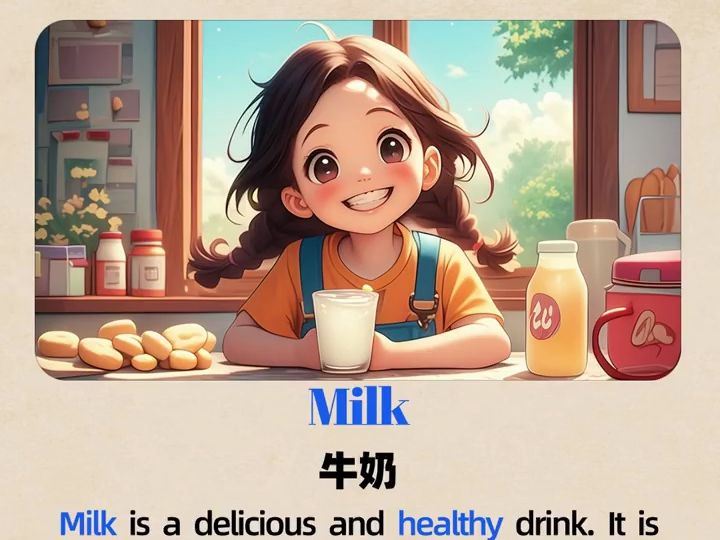 milk怎么读图片