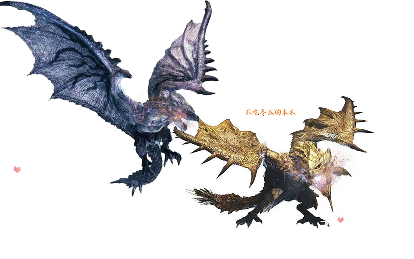 为了一把铳枪我干了一对金银火龙超高清怪物猎人p3铳枪金火龙银火龙