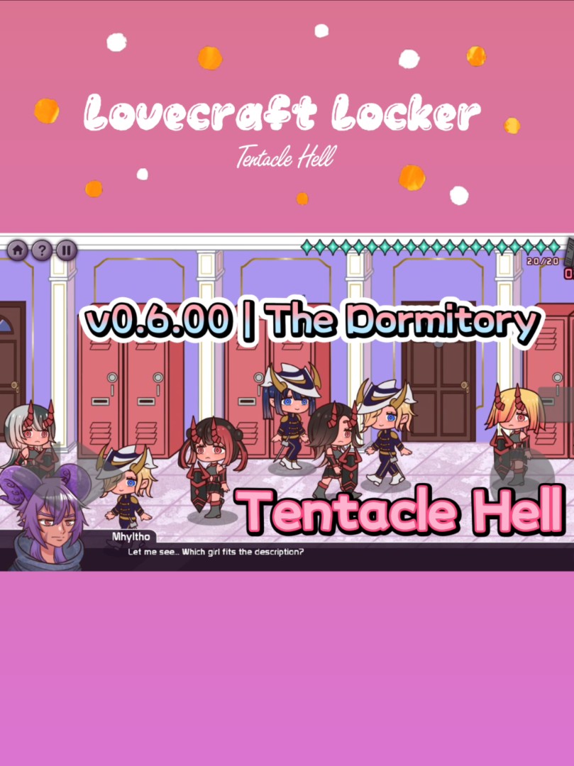 [图]Lovecraft Locker：Tentacle Hell v0.6 Dormitory Update!｜新地图，新角色，第四区域已解锁