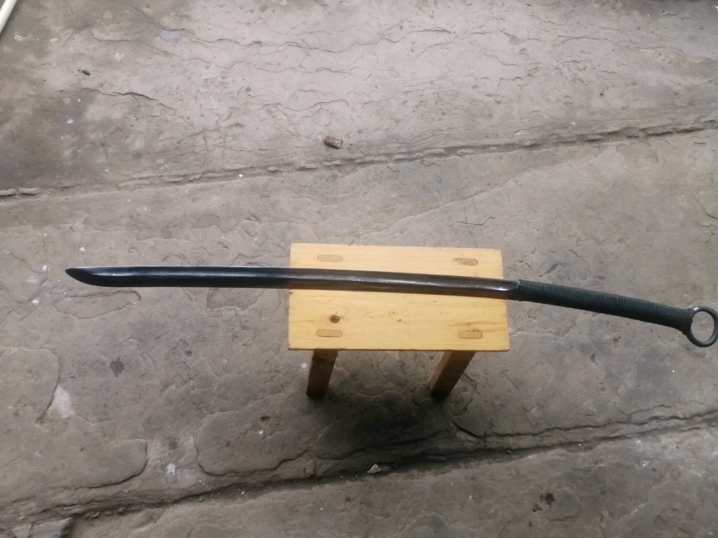 弹簧钢锻造仿汉环首刀