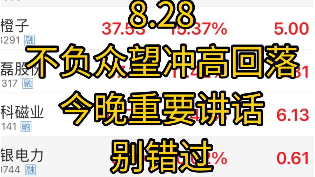今晚全球股民不眠，美联储主席将要发布重要讲话，影响黄金科技走势！煤化工，大炼化持续大涨，厄尔尼诺来袭，农业粮食涨价的炒作正在持续扩散！