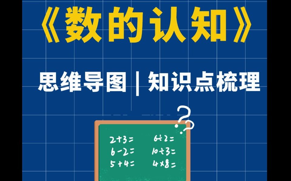 [图]数的认识思维导图：学好数学的奥秘！