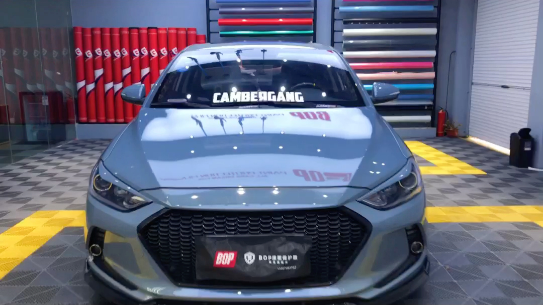 南昌现代领动改色贴膜水晶水泥灰