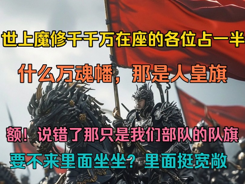 [图]世上魔修千千万，在座各位占一半，什么万魂幡，那是人皇旗，额，说错了，要不你来里面坐坐，里面挺宽敞