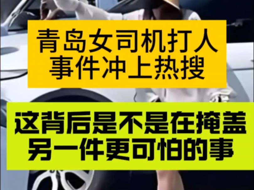 青岛女司机打人事件冲上热搜哔哩哔哩bilibili