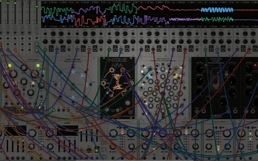 一个视频带你领略模块合成器之美 随机生成的乐趣 附工程文件下载哔哩哔哩bilibili