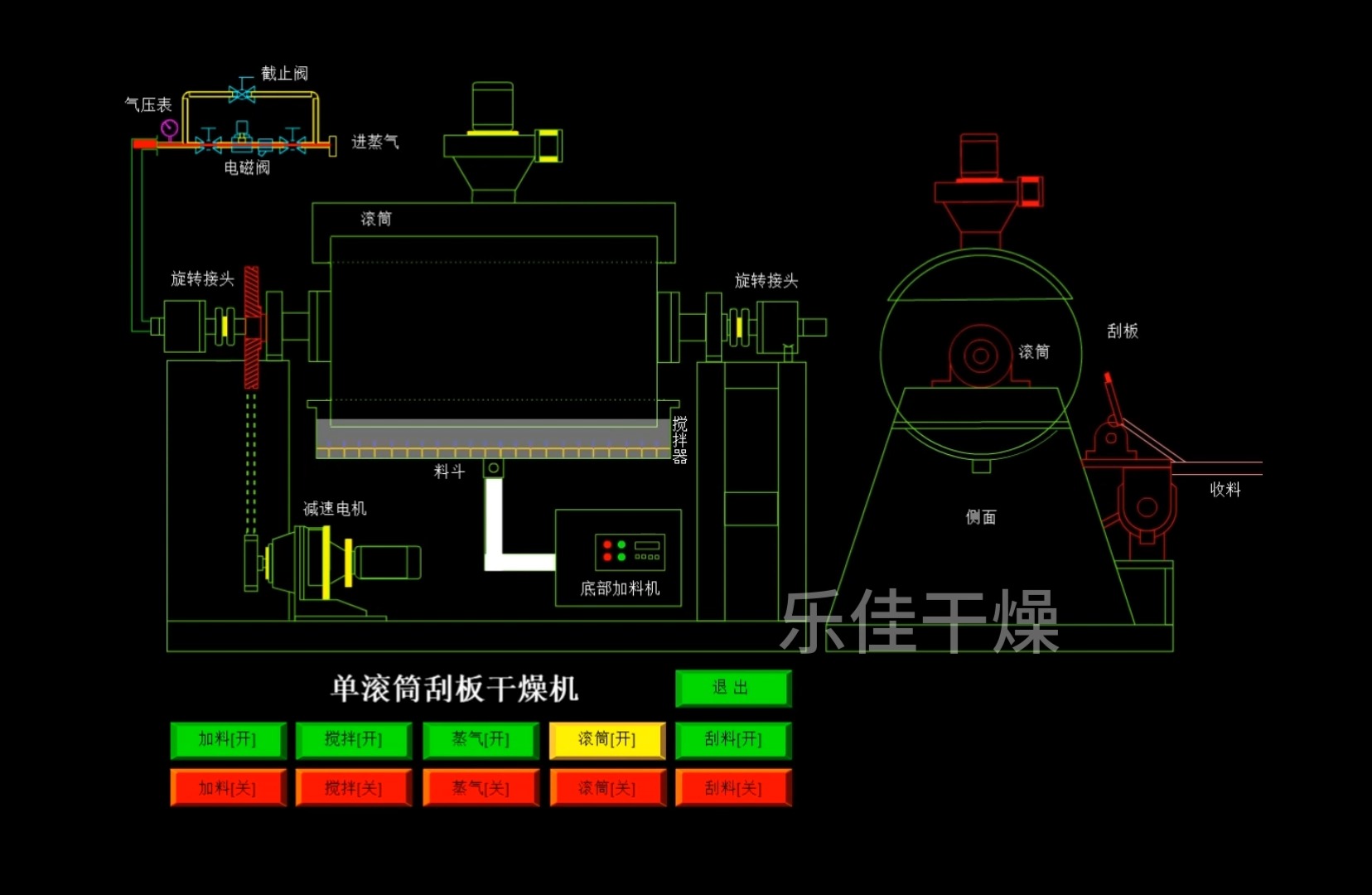 干燥机安装图图片