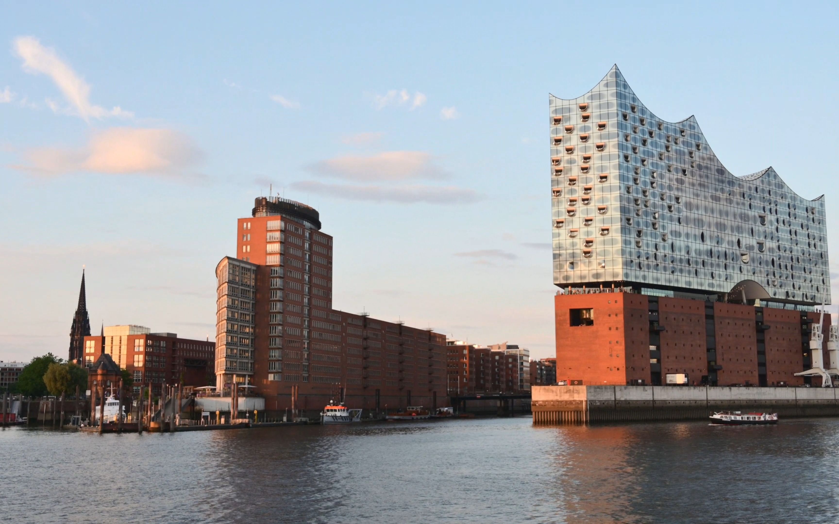 德国汉堡市 | 微缩景观世界 | 易北河码头栈桥 | 易北爱乐厅