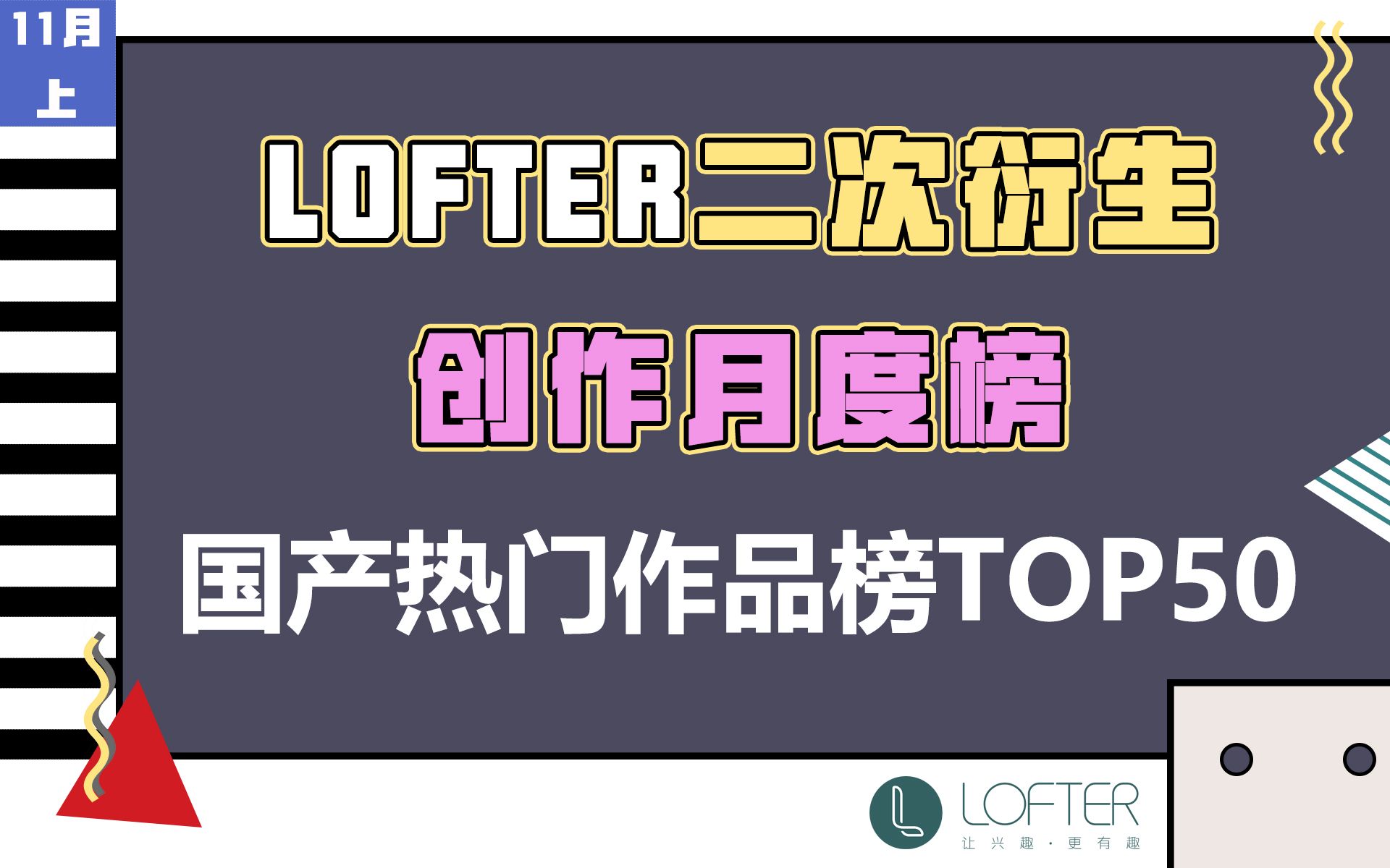 【排行】LOFTER官方独家|11月上|热门作品榜TOP50哔哩哔哩bilibili