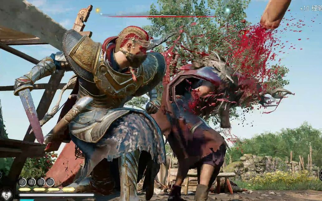 刺客信条英灵殿镰刀配短剑快乐加一倍