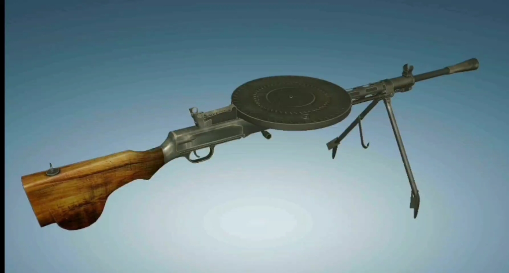 dp27轻机枪的工作原理