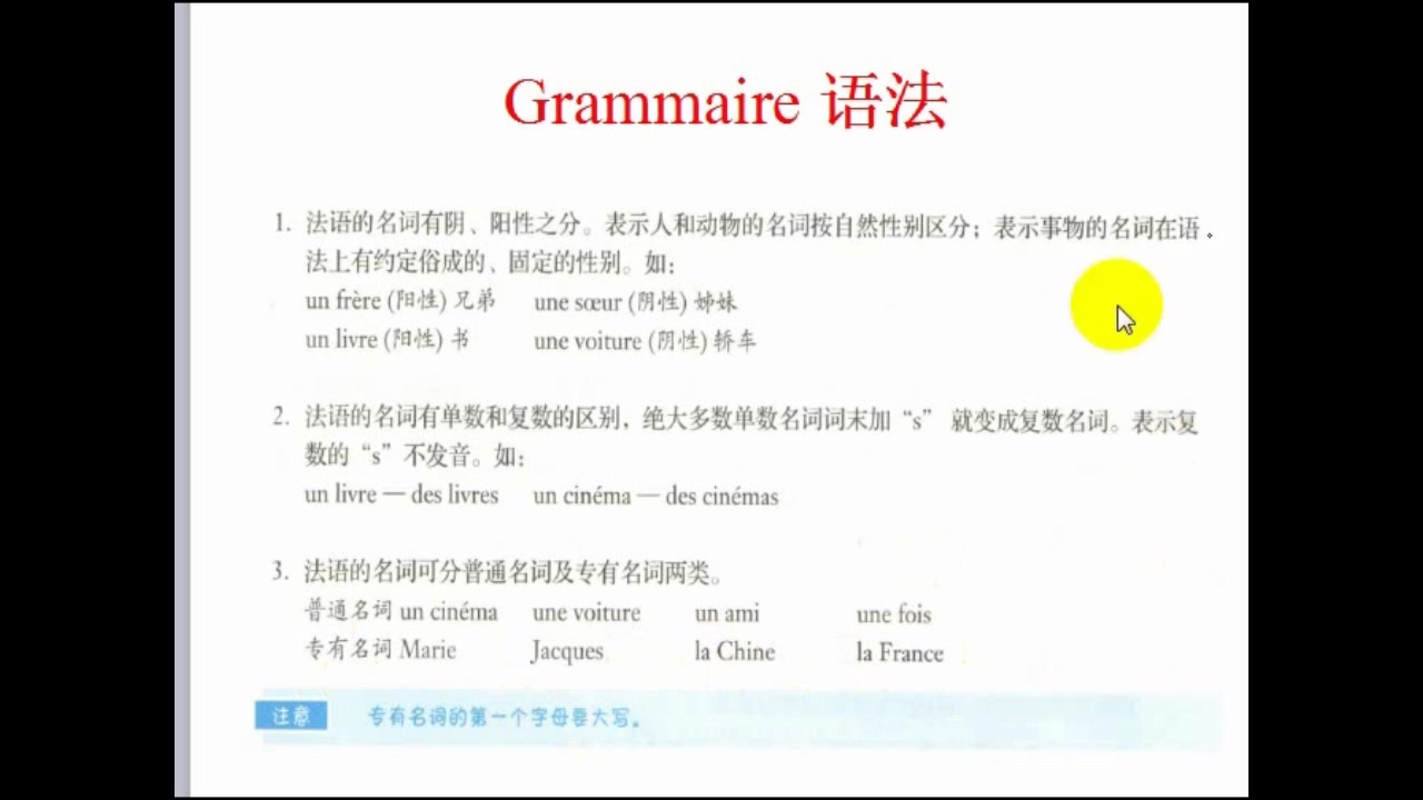 法语:法语知识点学习,掌握词汇语法知识点学习,教你轻松学法语哔哩哔哩bilibili